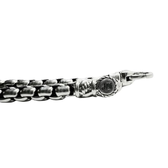 Jai Thailand Rolo Box Chain SS Bracelet - Picture 3 of 4